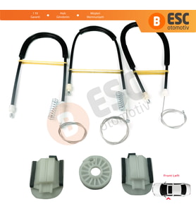 Ford Mondeo MK4 BA7 2007-2015 4/5 Kapı 7571A23201 İçin Ön Sol Kapı Cam Kriko Tamir Seti