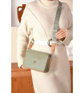 Kadın Kabartma Baskılı El Ve Omuz Çantası Shoulder Bag (STD)