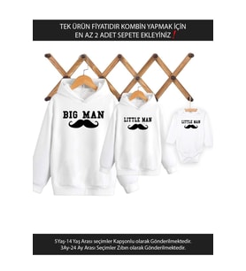 Baba Oğul Big Man Little Man(TEK ÜRÜN FİYATIDIR KOMBİN YAPMAK İÇİN EN AZ 2 ADET SEPETE EKLEYİNİZ)
