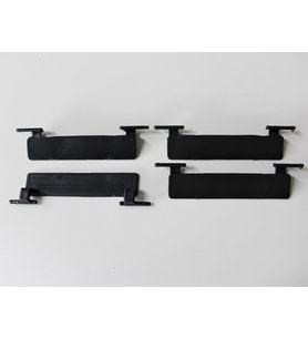 MERCEDES W204 PORT BAGAJ TAVAN OLUK ÇITA KAPAĞI 2 Cm / 9,6 CM (4LÜ SET)