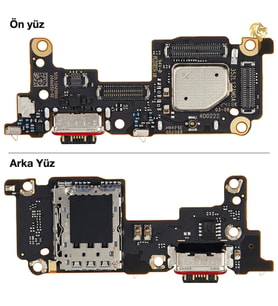 Xiaomi Mi 12T Uyumlu Şarj Soketi Şarj Yuvası Şarj Giriş Soketi Mikrofon Bordu Dock Şarj Bordu