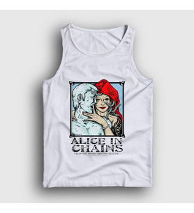 Presmono Unisex Beyaz Medusa Alice In Chains Atlet 7766tt