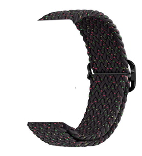 Ally Apple Watch 7-8 45mm 6-5-4 44mm Japon Tokalı Elastik Kayış Kordon 3-2-1 42mm (Siyah)