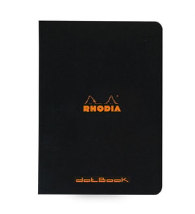 Rhodia Classic Staplebound A5 Noktalı Defter Black 119186C