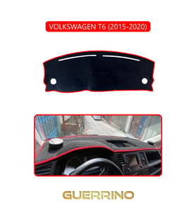 VOLKSWAGEN T6 (2015-2020)TORPİDO KORUMA HALISI KIRMIZI KENAR