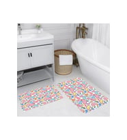 Eliana Home Baskılı 2'li Banyo Paspas Takımı RVG5061
