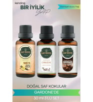 Vanilya + Orkide + Çikolata ( Oda Kokusu Aroma Terapi Buhurdanlık / Difüzör Yağı ) 3 Adet x 30 ML