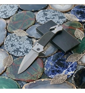 Knivox Browning Taktiksel Katlanabilir Cep Bıçağı – Cam Kırıcı ve Kemer Kesicili Kamp Çakısı