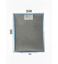 Gaggenau İle Uyumlu Davlumbaz 25X28,5 CM Arka Ara 12,5 CM Aspiratör Filtresi