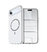 Apple iPhone 17 Air Live Diamond Magsafe Kapak - Şeffaf