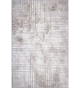 Eliana Home Baskılı, Yıkanabilir Kaymaz Taban Salon Halısı LNA0719 100x150 cm (Krem)