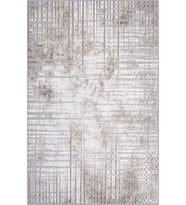 Eliana Home Baskılı, Yıkanabilir Kaymaz Taban Salon Halısı LNA0719 100x150 cm (Krem)