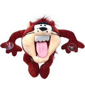 Çılgın Tazmanya Canavarı Peluş 20 Cm vantuslu (Kahverengi)
