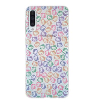 Samsung Galaxy A50s Uyumlu Kapak Hello Kitty Tasarımlı Şeffaf Silikon Kılıf