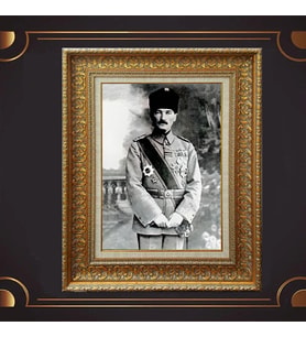 ÖZEL SERİ ALTIN VARAKLI ATATÜRK TABLO S956