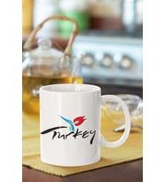 Turkey Baskılı Porselen Kupa Bardak