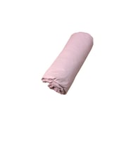 Clasy Battal Çift Kişilik %100 Pamuk Lastikli Çarşaf + 2 Adet Yastık Kılıfı 180 x 200 (Gül Kurusu)