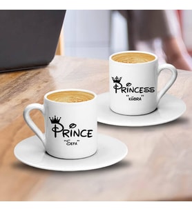 Prince And Princess İkili Kahve Fincanı