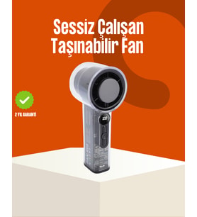 Yüksek Hızlı Şarjlı Fan Kamp, Ofis ve Açık Ha İçin İdeal
