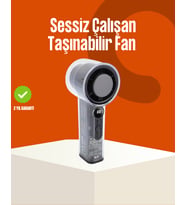 Yüksek Hızlı Şarjlı Fan Kamp, Ofis ve Açık Ha İçin İdeal