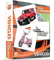 Vehicles Miracle Flashcards (45 Cards)