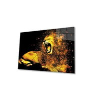 Aslan Cam Tablo