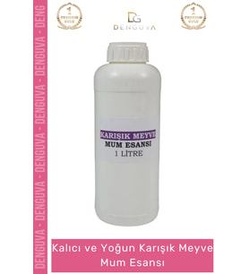 #MumEsansı Yoğun Kalıcı Kaliteli Yağ Bazlı Konsantre Profesyonel Karışık Meyve Mum Esansı 1 LT