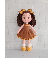 Karamelim Öykü Bebek Amigurumi Organik Oyuncak