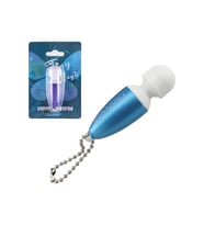 Powered 6 Cm Mini Vibratör Mastürbatör Anahtarlık Vibratör Mavi