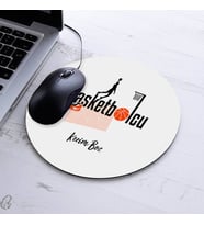 İsimli Basketbolcu Temalı Yuvarlak Mousepad