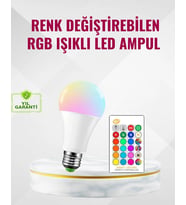 9 Watt Beyaz Işık Ve Renk Ayarlı Akıllı Led Ampul