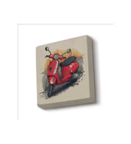 İtalya Görseli Baskılı Taş Magnet 5X5