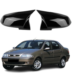 Fiat Albea 02-09 Araca Özel Batman Yarasa Ayna Kapağı Pianoblack