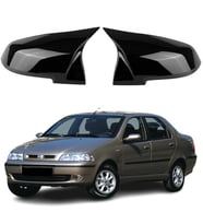 Fiat Albea 02-09 Araca Özel Batman Yarasa Ayna Kapağı Pianoblack
