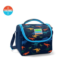 Coral High Kids Lacivert Mavi Dinazor Desenli Thermo Beslenme Çantası 11814