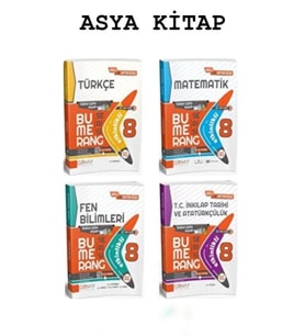 Günay Yayıncılık 8.Sınıf Günay Yayınları Bumerang Serisi Tüm Dersler Set (Çok Renkli)