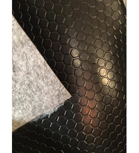 OTO ZEMİN KAPLAMA 2m X 3m PETEK DESENLİ pvc OTO YER DÖŞEMESİ (Siyah)