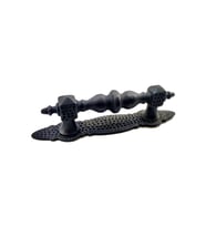 Antika Tarz Dekoratif Pirinç Ağır Kapı Çekme Kolu - Küçük, 215x40 mm, Oksit TG-V 3549