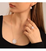 925 Ayar Gümüş Circular Tasarım Set