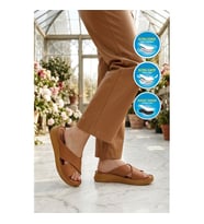 Ayakmod 492148 Z Taba Kadın Terlik