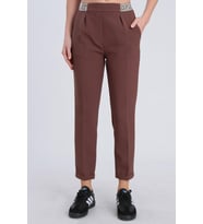 ARKASI LASTİKLİ KAHVE PANTOLON 50827-02