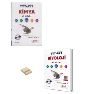 Limit TYT AYT Kimya ve Biyoloji El Kitabı + Telefon Standı