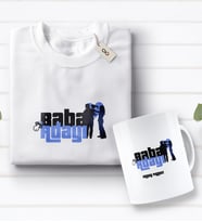 BK Gift Kişiye Özel Baba Adayı Tasarımlı Beyaz Tişört ve Kupa Seti-3 (Model 1)