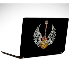 Gitar Kanatlar Laptop Sticker 17 inch (39X27CM)