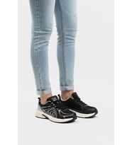 Hammer Jack Siyah Gümüş Hafızalı Taban Hafif Esnek Fileli Unisex Spor Ayakkabı Dipper G
