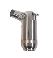 Parmida 3 Torch Pürmüz Gümüş Masa Tipi Metal Puro Çakmağı