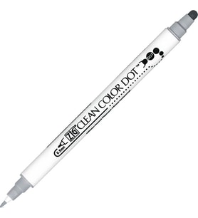 ZIG CLEAN COLOR ÇİFT UÇLU DOT KALEM TC-6100 091 PLATINUM