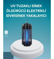 Çevre Dostu Elektrikli Sivrisinek Öldürücü Lamba – 50m² Etki Alanı