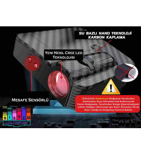 Yeni Nissan Araçlar İçin Mesafe Sensörlü Fotoselli Pilli Yapıştırmalı Kapı Altı Led Logo