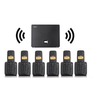 Gigaset 6 Dahili Dect Telsiz Kablosuz Telefon Santrali Beyaz